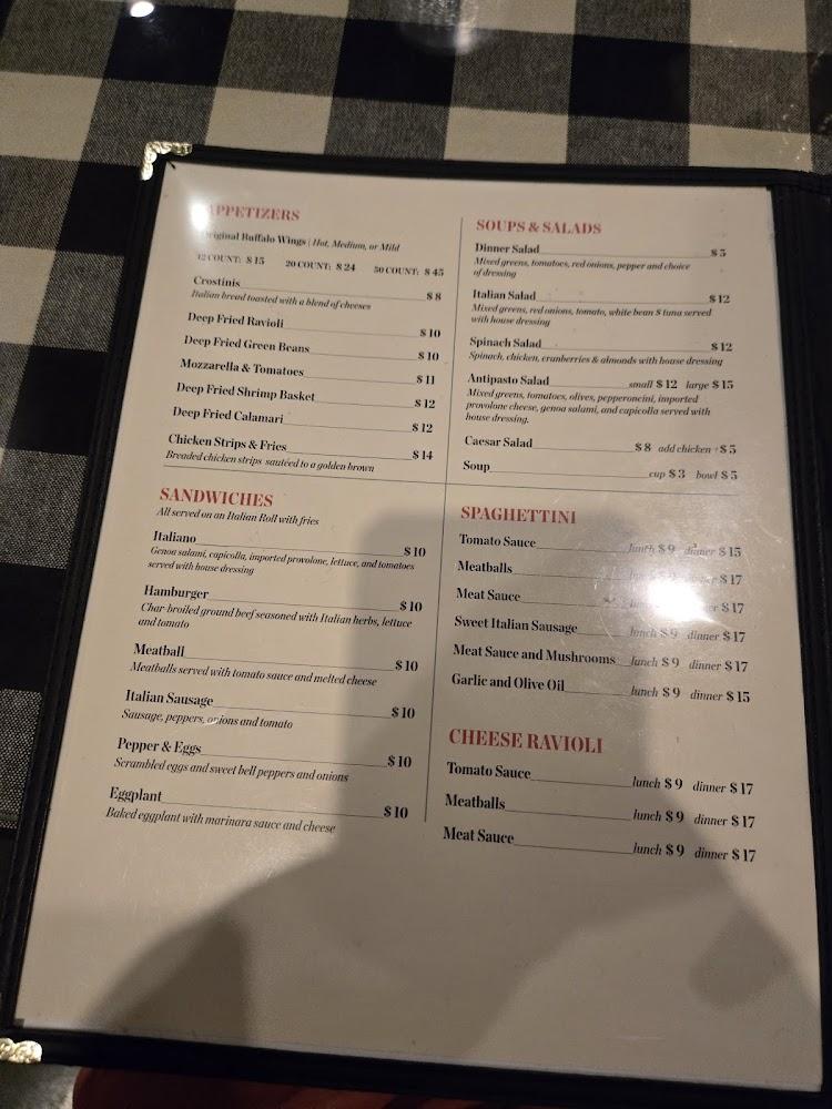 Dominic's Bistro Italiano Menu image 2